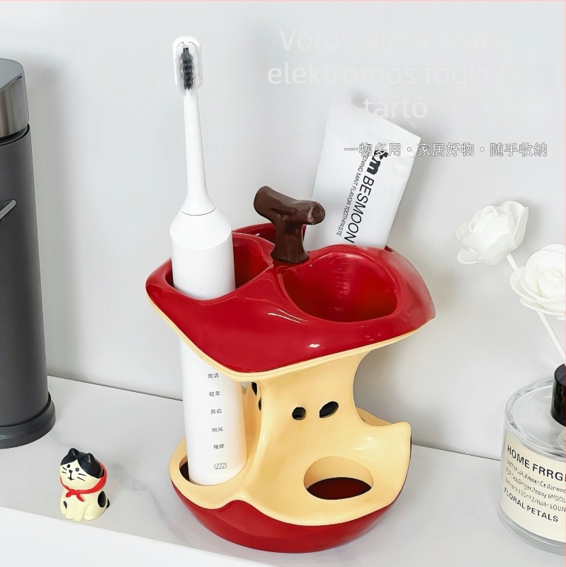 Jane műanyag fogkefetartó – tárolás, testreszabható szerelés