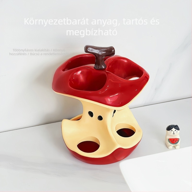 Jane műanyag fogkefetartó – tárolás, testreszabható szerelés