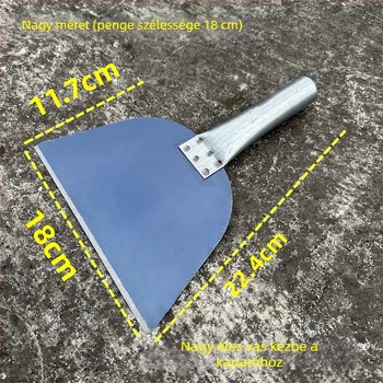 Vasmarkolatú, vastított acél pengéjű sík kés készlet, ideális gitteléshez, vakoláshoz, tömítéshez és kaparáshoz