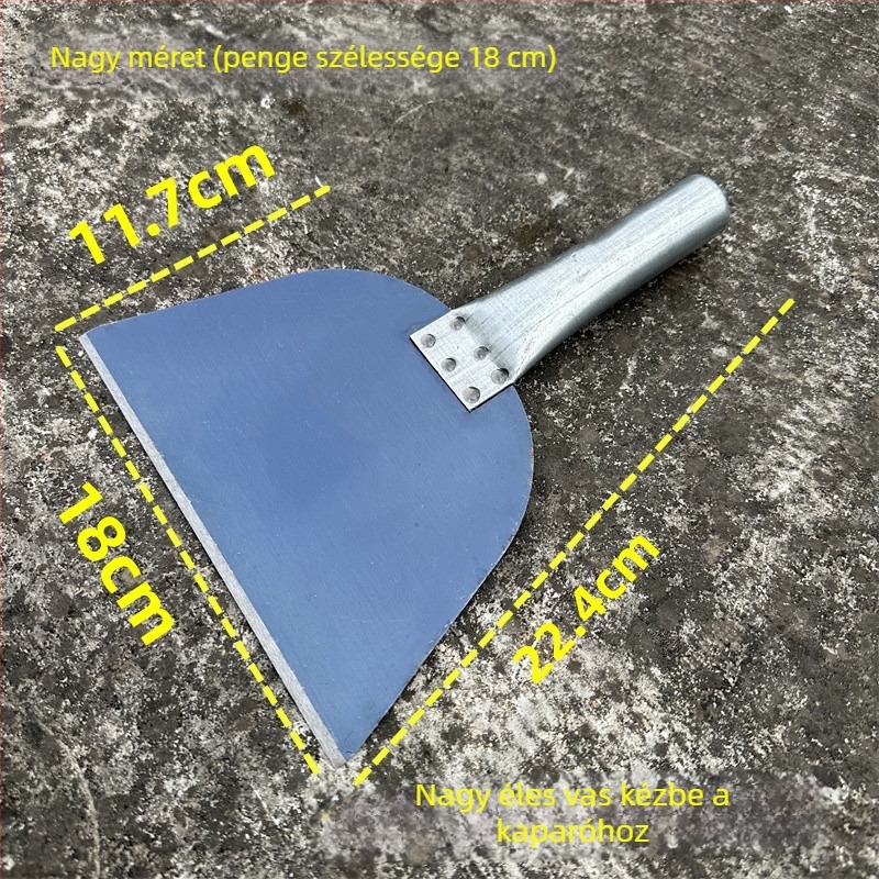 Vasmarkolatú, vastított acél pengéjű sík kés készlet, ideális gitteléshez, vakoláshoz, tömítéshez és kaparáshoz