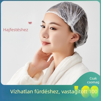 Egyszer használatos PE fürdősapka általános használatra – logó nélkül, testreszabás nélkül