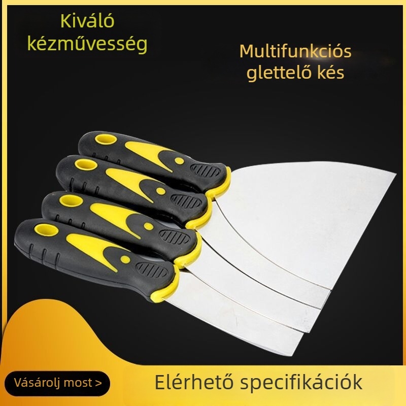 Tömítő kés rozsdamentes acél pengével и műanyag nyéllel (Specifikációk: 2-5; Sorozat: tömítő kés; Alkalmazási terület: dekoratív kaparás, porcelán dekoráció, háztartás)