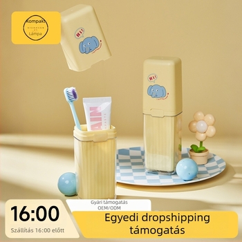 Dumbo mintázatú fogkefetartó — Hordozható műanyag utazó készlet