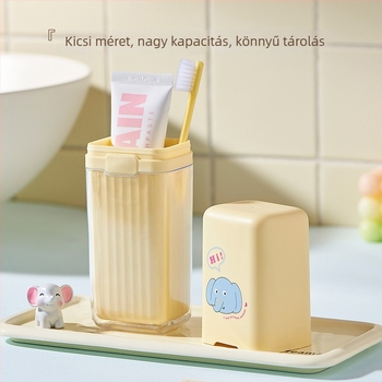 Dumbo mintázatú fogkefetartó — Hordozható műanyag utazó készlet