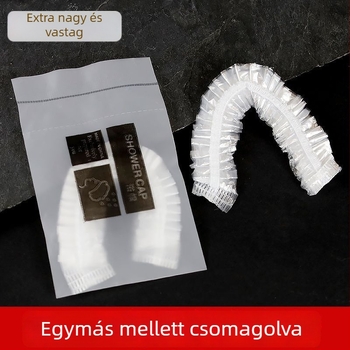 Zuhanysapka nagykereskedelmi for hotels és vendégházak, PE anyag, egyedileg csomagolt, ötcsillagos minőség, termékkód Mx4A8smr