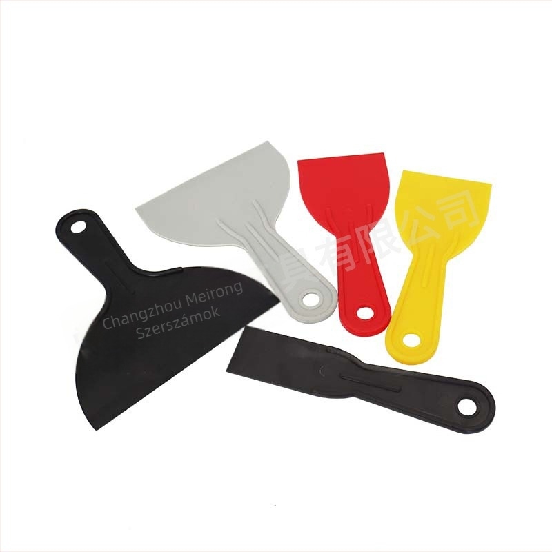 Többfunkciós műanyag glettkés és kaparó készlet gletteléshez és tisztításhoz