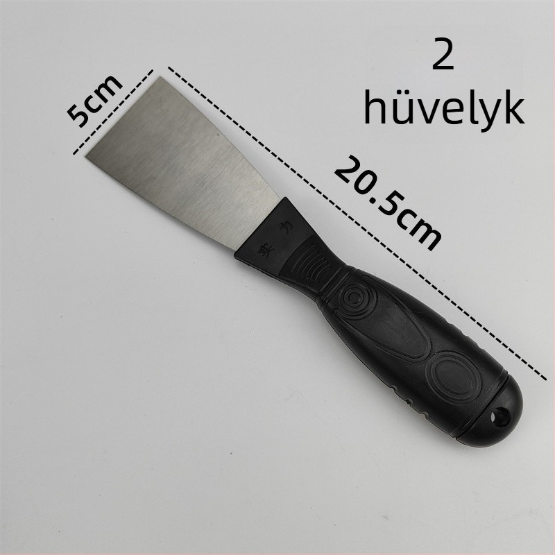 Glettvas műanyag testtel és acél nyéllel – sorozat 0014, 56 specifikáció, széles körű felhasználás