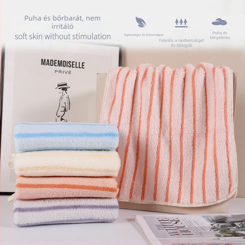 Shu De Li korallplüss hajszárító sapka, 120D szál, sima szövés, tömeg 50–79 g