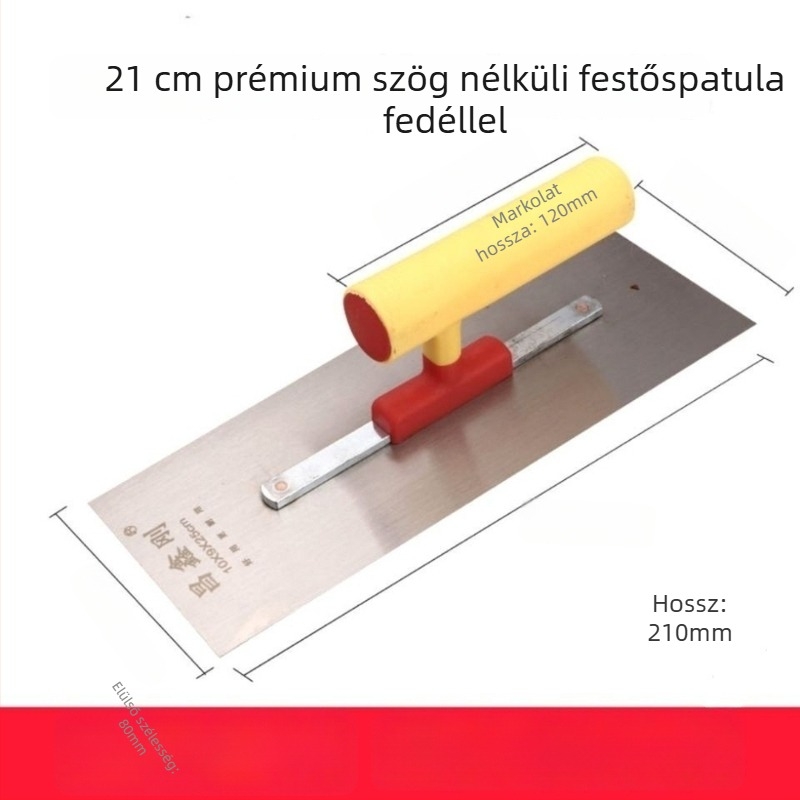 Lapos glettelő spatula, Friendship, 65 Mn acél, gletteléshez és vakoláshoz