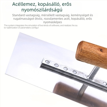 Eagle-Head simítókanál vakoláshoz és csempézéshez, sokoldalú falazó eszköz fogazott pengével