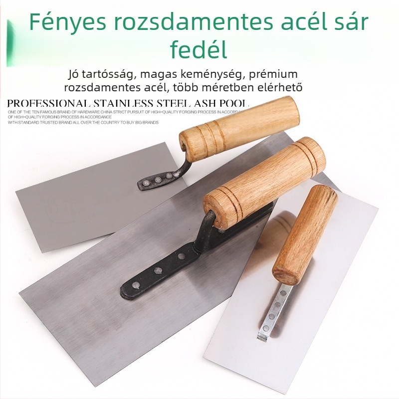 Eagle-Head simítókanál vakoláshoz és csempézéshez, sokoldalú falazó eszköz fogazott pengével