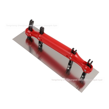 Állítható íves glettelő spatula – ívelt simítási eszköz belső és külső ív gletteléséhez, dekoratív festéshez