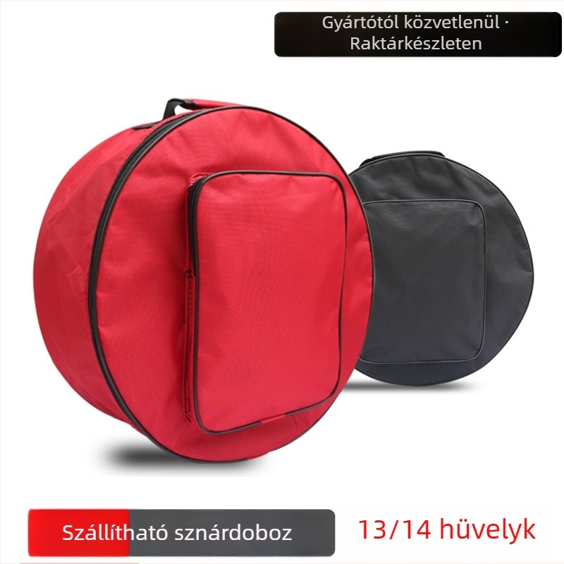 Snare dobhoz való hordtáska, Oxford vászon anyag, ultrakönnyű, kopásálló, egyrétegű, vállpánttal