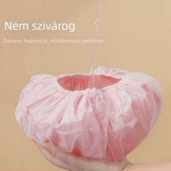 Zuhanysapka | Vízálló, Olajgőz-álló, Újrahasználható | PE anyag, Felnőtteknek