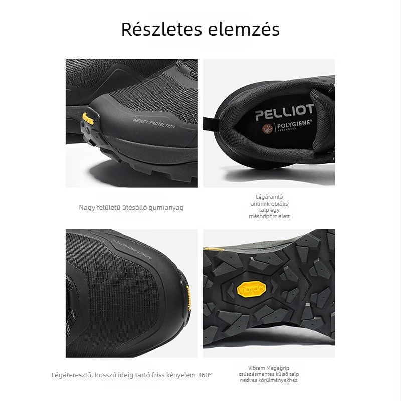 Férfiaknak könnyű túrabakancsok – alacsony szár, mintázat 69850