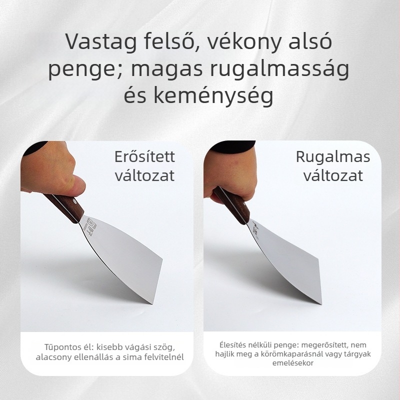 Professzionális glettelő kés (síklap) falak festékleválasztásához — kaparó, gipsz- és festék kés, márka: A seasoned pro, eredet: Huizhou, Guangdong