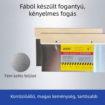 Sík kés fa markolattal, szénacél penge, dekorációhoz — General márka