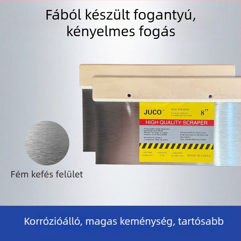Sík kés fa markolattal, szénacél penge, dekorációhoz — General márka