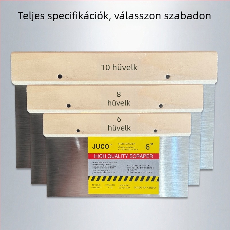 Sík kés fa markolattal, szénacél penge, dekorációhoz — General márka