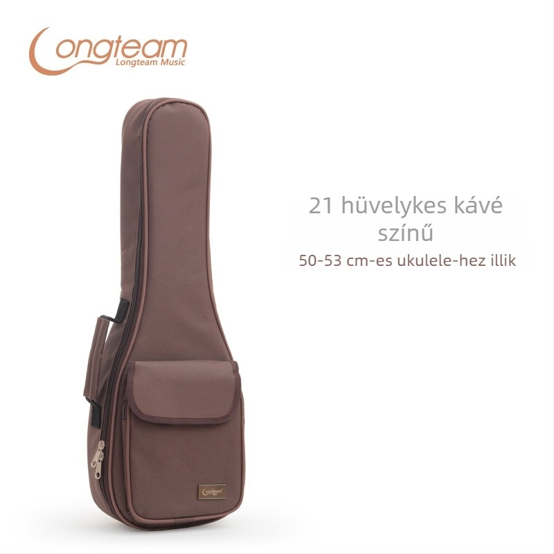 Ukulele táska nylon velúr anyagból, UB-05S modell, Longteam/Langtin márka, hangszerhez