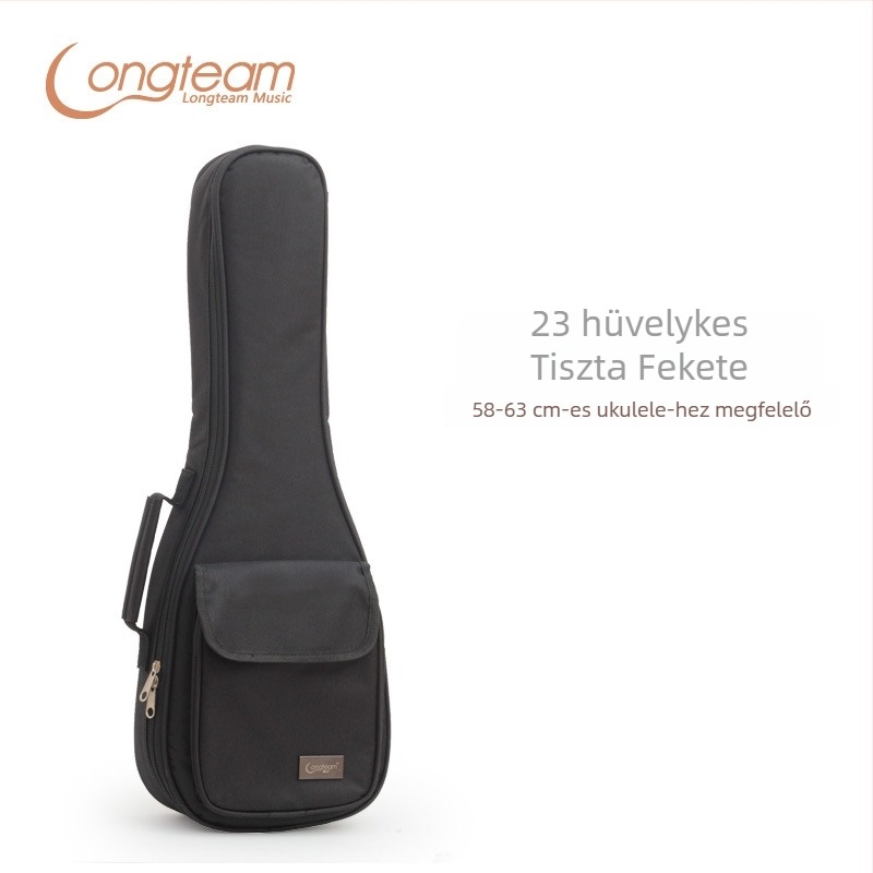 Ukulele táska nylon velúr anyagból, UB-05S modell, Longteam/Langtin márka, hangszerhez
