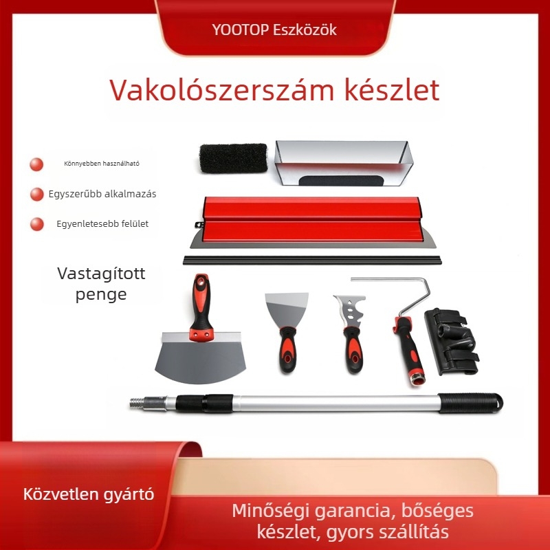 Glettvas és nivelláló eszköz falakhoz – Yueti Tools