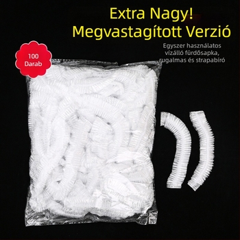 Zuhanysapka, PE anyagból, egyszer használható, felnőtteknek, 42 g, modern minimalista stílus