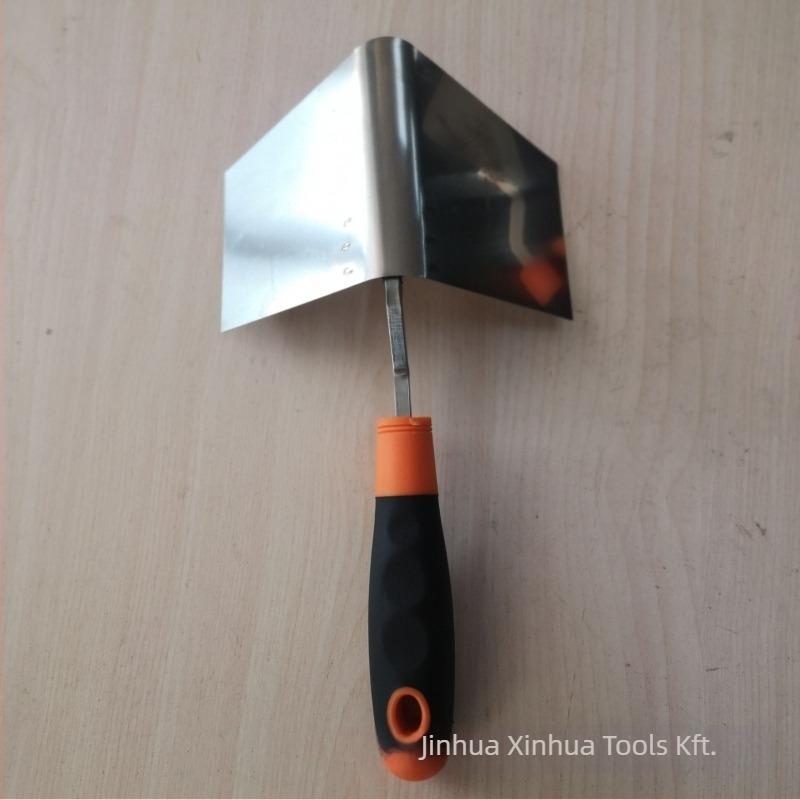 Szögletes festő spatula rozsdamentes acélból, Márka Believe it or not, Alkalmazás: fal festék lekaparása, Sorozat: háromszög alakú penge típus