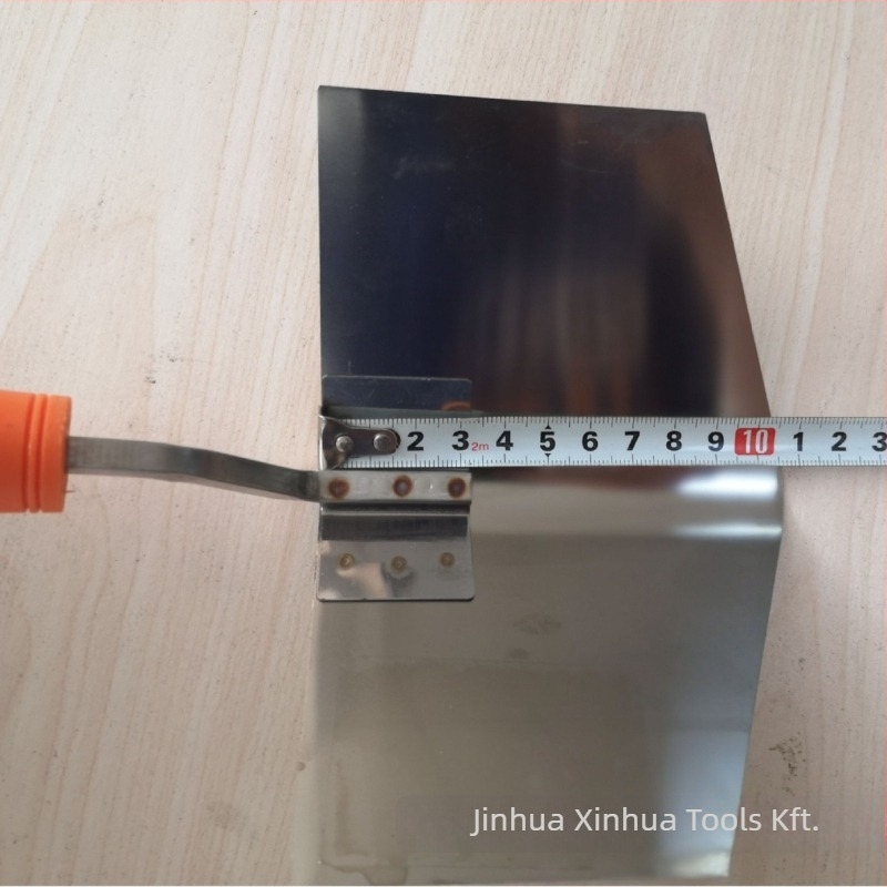 Szögletes festő spatula rozsdamentes acélból, Márka Believe it or not, Alkalmazás: fal festék lekaparása, Sorozat: háromszög alakú penge típus