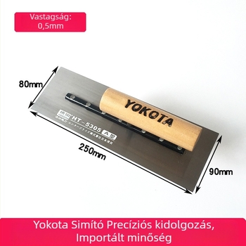 Lapos kés vakolat és gletteléshez, glettelő kés, kaparó vakolat, simító eszköz