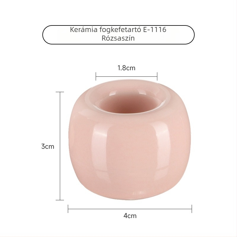 Kerámia fogkefetartó, kreatív pártervezésű, porcelánból készült tároló