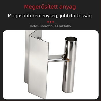 Rozsdamentes acél vakolókés, állítható kis glettkés falakhoz, márka Old Hoe Farmer