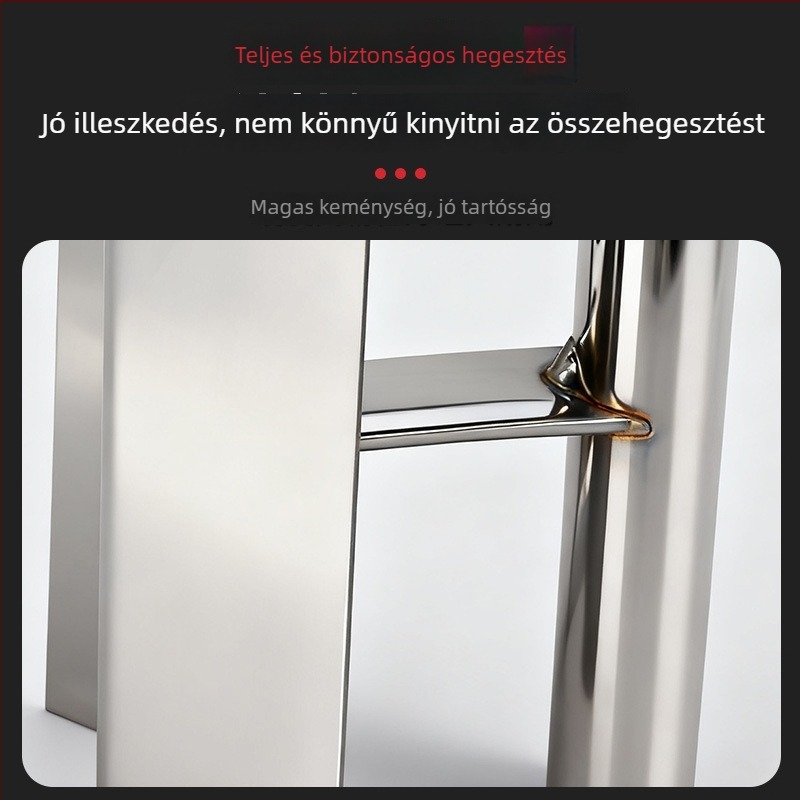 Rozsdamentes acél vakolókés, állítható kis glettkés falakhoz, márka Old Hoe Farmer