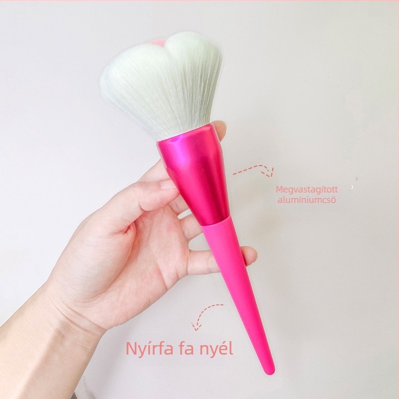 Corina nylonos púderecset fa nyéllel, teljes hossz 19,5 cm