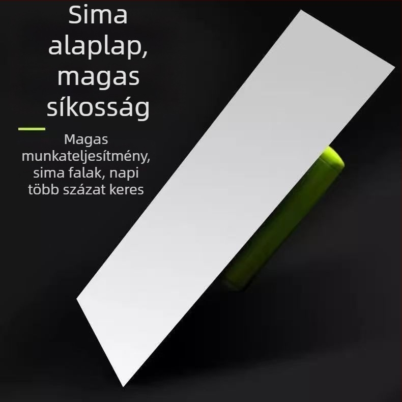 Rozsdamentes acél vakolókanál és glettelő kés