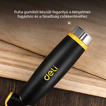 Deli DL-HD03 glettkés rozsdamentes acélból, vastított élű, többfunkciós kaparó