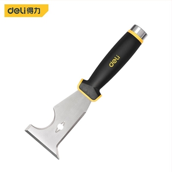 Deli DL-HD03 glettkés rozsdamentes acélból, vastított élű, többfunkciós kaparó