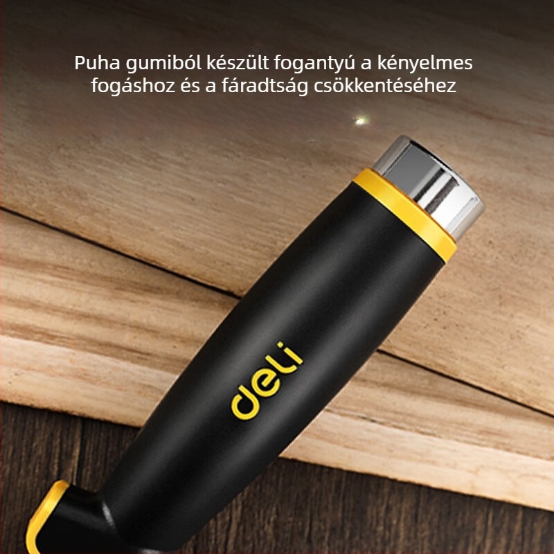 Deli DL-HD03 glettkés rozsdamentes acélból, vastított élű, többfunkciós kaparó