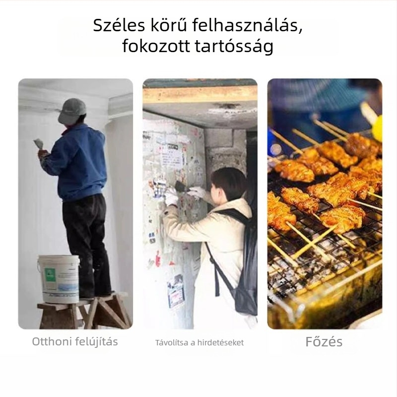 Sarkokaparó falhoz – dupla csipesz, fafelületű nyél, vágóél