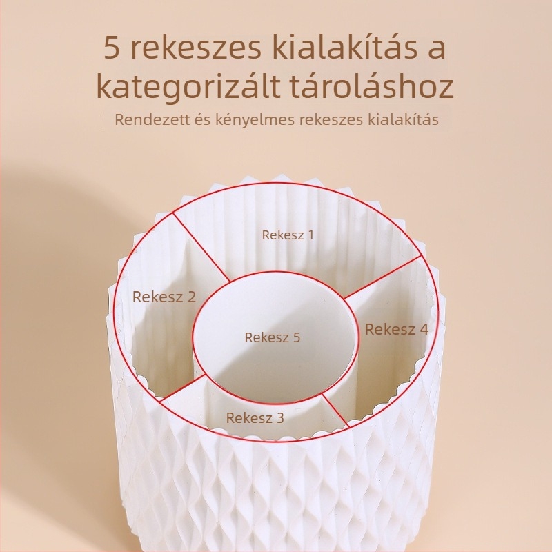 Manikűr eszközök forgó tárolója – műanyag, nettó tartalom 10 g, Guangzhou eredet