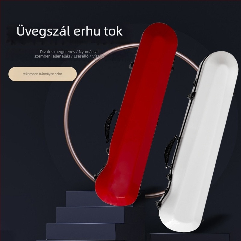 Erhu doboz ABS-PC burkolattal; vízálló; ultrakönnyű; kopásálló; hátizsákkal használható légpárnás vállpánttal