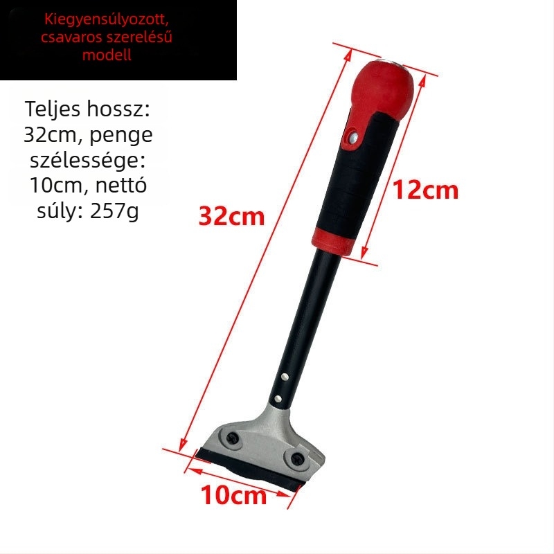 Lapos tisztító eszköz, fugakaparó és burkolólapok közötti varrat tisztító, üveg ragasztó eltávolító, fal tisztítása (Lapos kés típus • Fugakaparó • Üveg ragasztó eltávolító • Márka: Glue Worker Tribe)