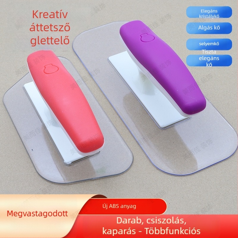 Poligon spatula készlet — kristály csiszoló, műanyag spatula, eszköz diatóma agyag és festékek számára (Márka: Beautiful and good; Alkalmazás: glettpor simítása)