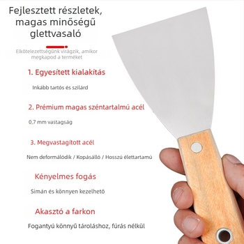Putty knife — tisztító kaparó, falak vakolásához használt eszköz, modell Putty knife, sorozat Putty knife