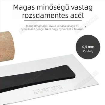 Chuanyue rozsdamentes acélból készült szerszám csavar nélküli, falakhoz diatomit és mikrocement felhordására