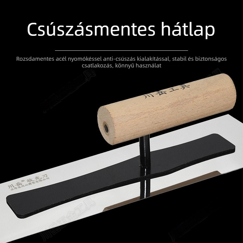 Chuanyue rozsdamentes acélból készült szerszám csavar nélküli, falakhoz diatomit és mikrocement felhordására