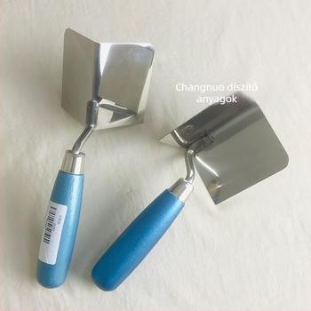 Rozsdamentes acél gitt spatula sarokos kialakítással festéshez, Class High