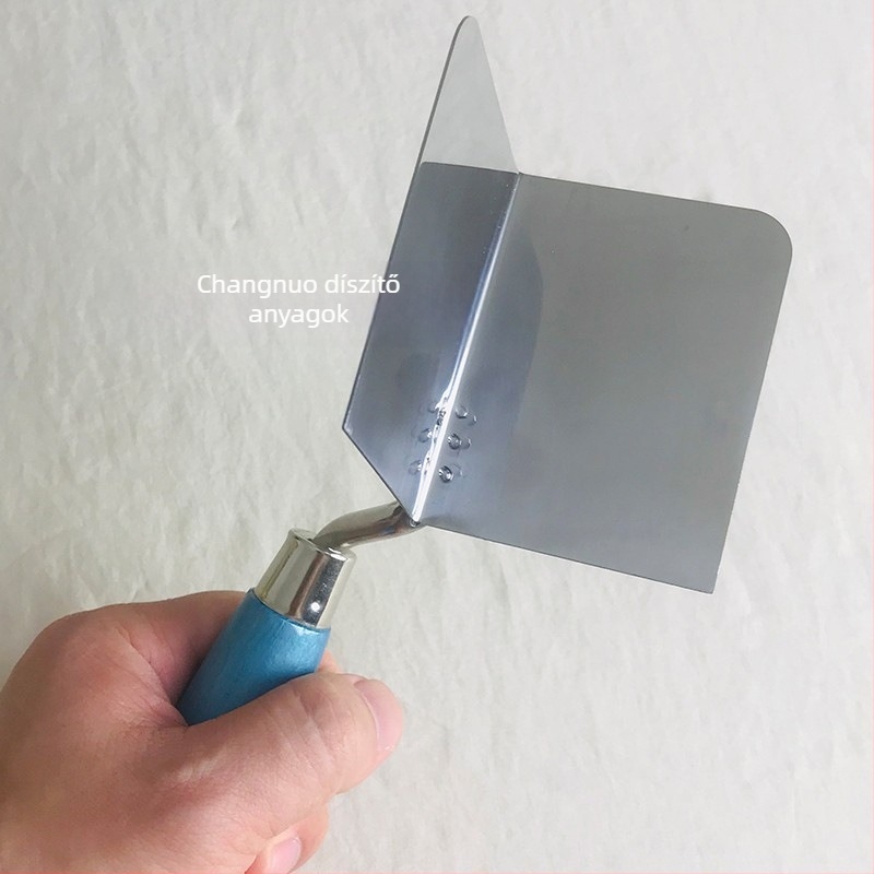 Rozsdamentes acél gitt spatula sarokos kialakítással festéshez, Class High