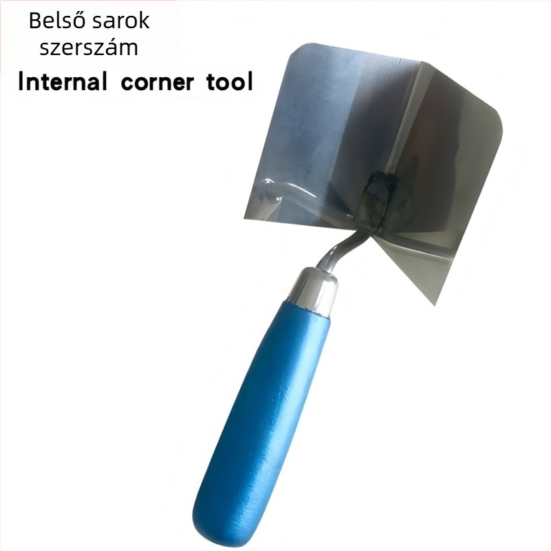 Rozsdamentes acél gitt spatula sarokos kialakítással festéshez, Class High