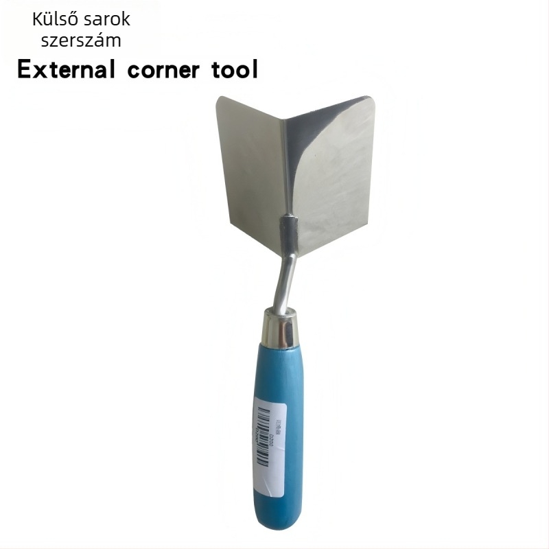 Rozsdamentes acél gitt spatula sarokos kialakítással festéshez, Class High